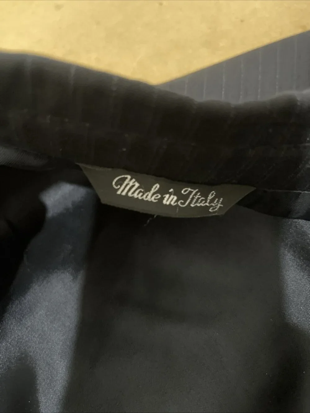 Ermenegildo Zegna Traveller Wool Silk Sport Coat Blazer Black Striped Mens 42R